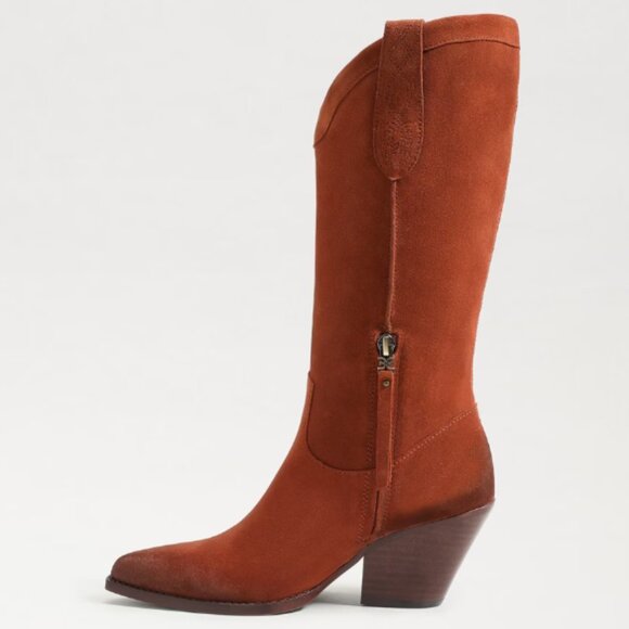 Sam Edelman Jamie Western Boot Size 8.5 New - Picture 3 of 11